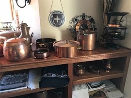 Copper kitchenware 