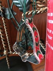 Handmade Christmas ornaments with Austrian ribbon