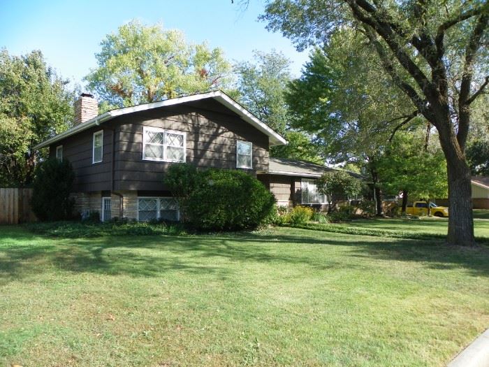 1,550 sf, 5 bdrm, 2.5 bath home with attached 2 car garage on beautifully landscaped corner lot in a quiet Northeast Wichita addition.