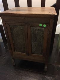 1920's Miniature Punch Tin Pie Safe