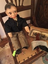 Old Ventriloquist "Dummy" , Antique Stereoscope Viewer