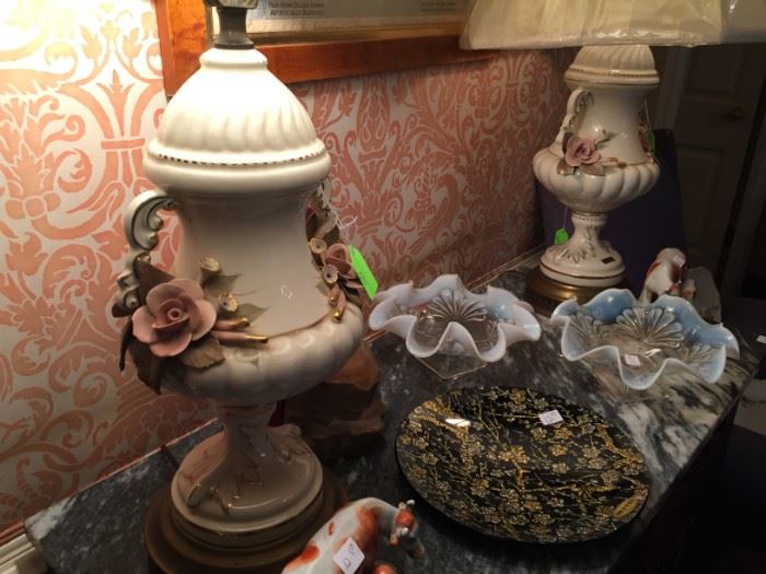 Pair of Matching Vintage Cordey Lamps
