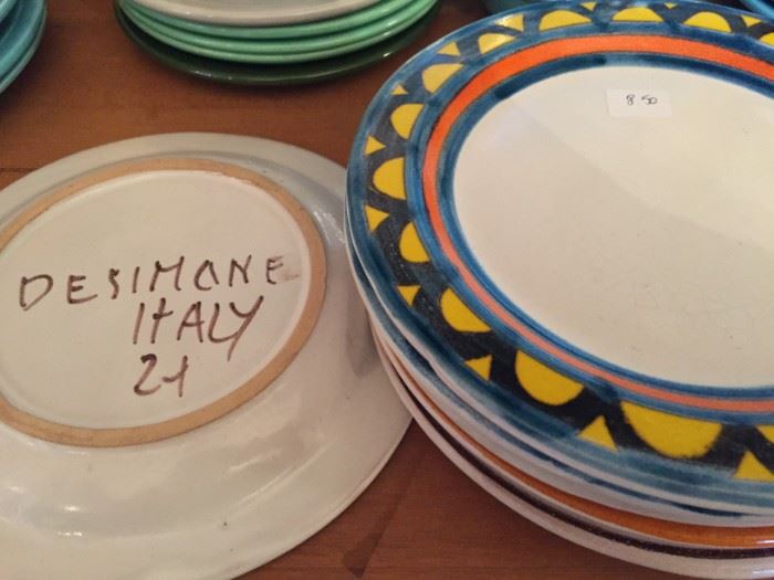 DeSimone Hand Painted Plates