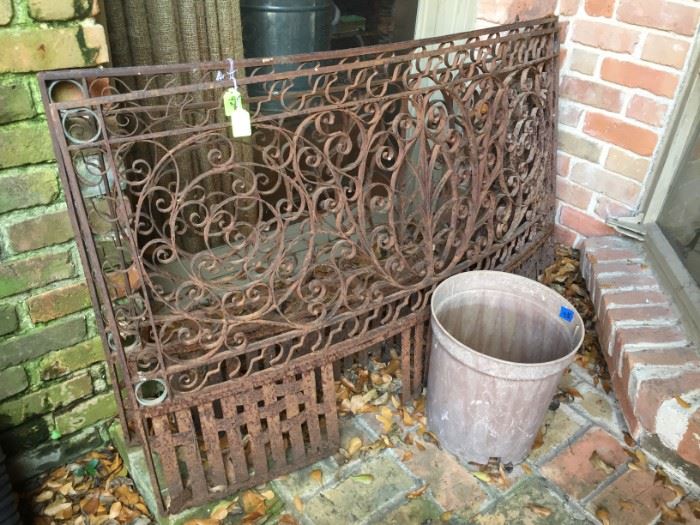 Antique Balcony Grill Work. We have 2 !