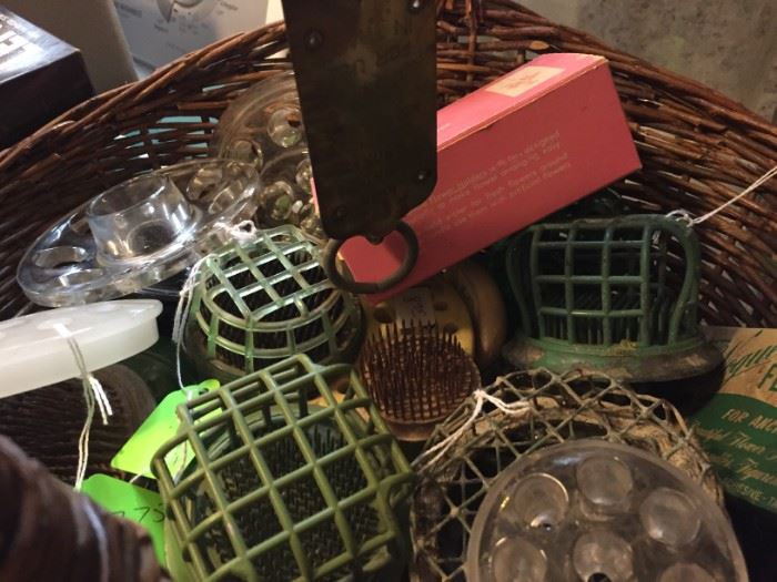Antique and Vintage Flower Frogs