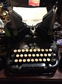 Antique "Batwing" Typewriter