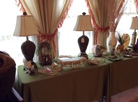 Gorgeous Lamps - many in pairs.