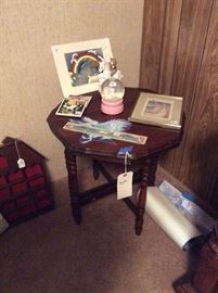 Octagonal side table