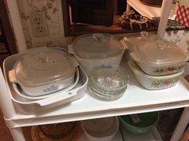 Corning ware and pyrex