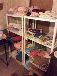 Linens, Towels, Sheets, placemats, Blankets