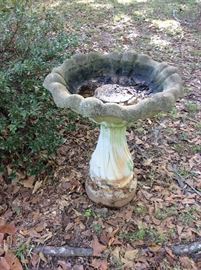 Concrete Birdbath