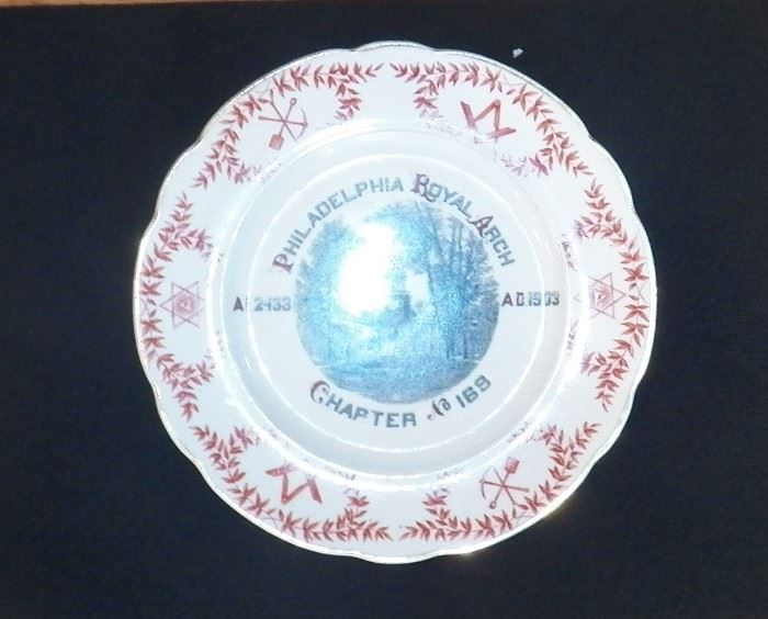 Masonic plate early 1900