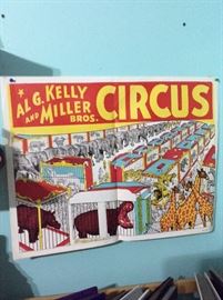 1960s circus poster