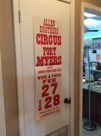 1960 circus poster