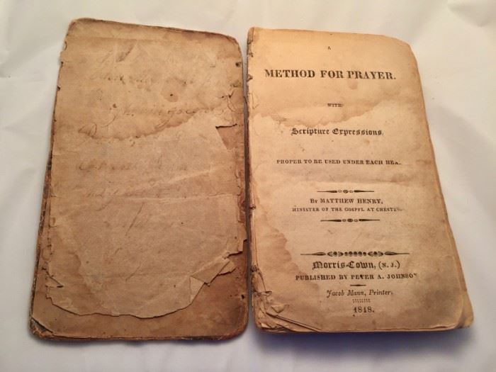 Vintage Book, "Method For Prayer" by Matthew Henry
