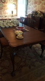 Dining room table-seats 10