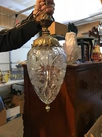 Gorgeous crystal hanging lamp