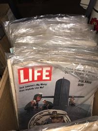 Lots of Life magazines