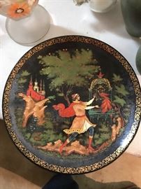 Lots of asian collectible plates