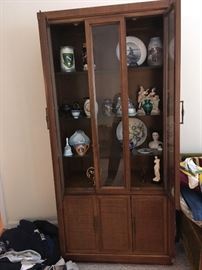 Large curio cabinet