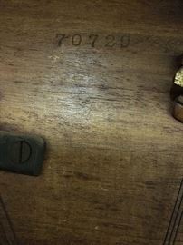 Piano Serial number