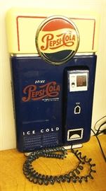 VINTAGE PEPSI-COLA WALL PHONE