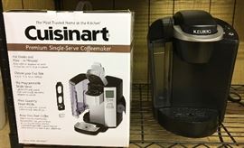 CUISINART COFFEEMAKER AND KEURIG