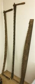 ANTIQUE LOGGER SAWS