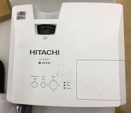 SECOND HITACHI TV PROJECTOR WITH SCREEN