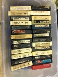 A FEW 8 TRACK TAPES