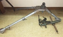 MILITARY HEAVY TRIPOD.  M122A1 FOR 1919 A4 W/PINTLE.