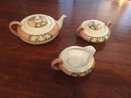 Tea set 3 piece O&EG Royal Austria