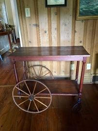 Vintage tea cart
