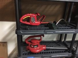 Blower, hedge trimmer