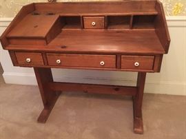 Vintage pine desk