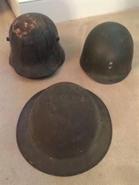 Military war helmets