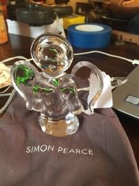 Simon Pearce glass angel