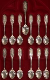 Sterling Silver Apostle spoon collection