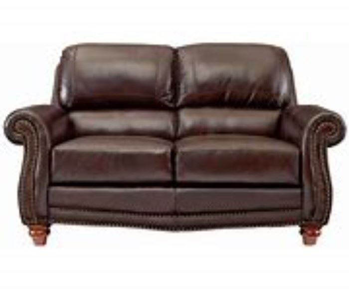 Leather italia couch