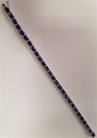 18K Sapphire & diamond bracelet Ap $6,320