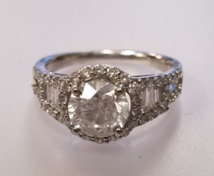 Platinum diamond unity ring Ap $ 28,535