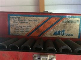 ATD-2701 13 Piece Metric 3/8 Drive Deep Impact Socket Set