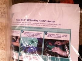 One of Several Primo Boot Offloading Heel Protectors
