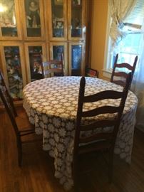 Table w/4 Chairs, Vintage Doll Collection