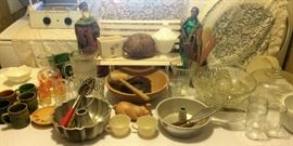 Vintage Kitchen and Nativity Figures
