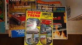 ·        Vintage “Motor Trend” magazines – 1964, 1969 & more
·        Vintage “Car Life” magazines – 1967, 1968, 1969, 1970
·        Vintage “Road & Track” magazines