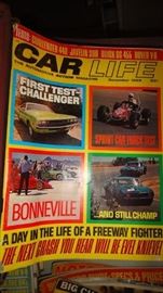 ·        Vintage “Motor Trend” magazines – 1964, 1969 & more
·        Vintage “Car Life” magazines – 1967, 1968, 1969, 1970
·        Vintage “Road & Track” magazines