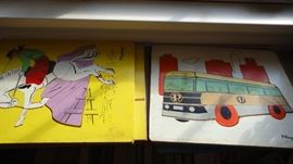 Vintage Wood Puzzles , Vintage Childrens toys 