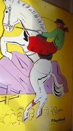 Vintage Wood Puzzles , Vintage Children's toys 