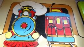 Vintage Wood Puzzles , Vintage Childrens toys 
